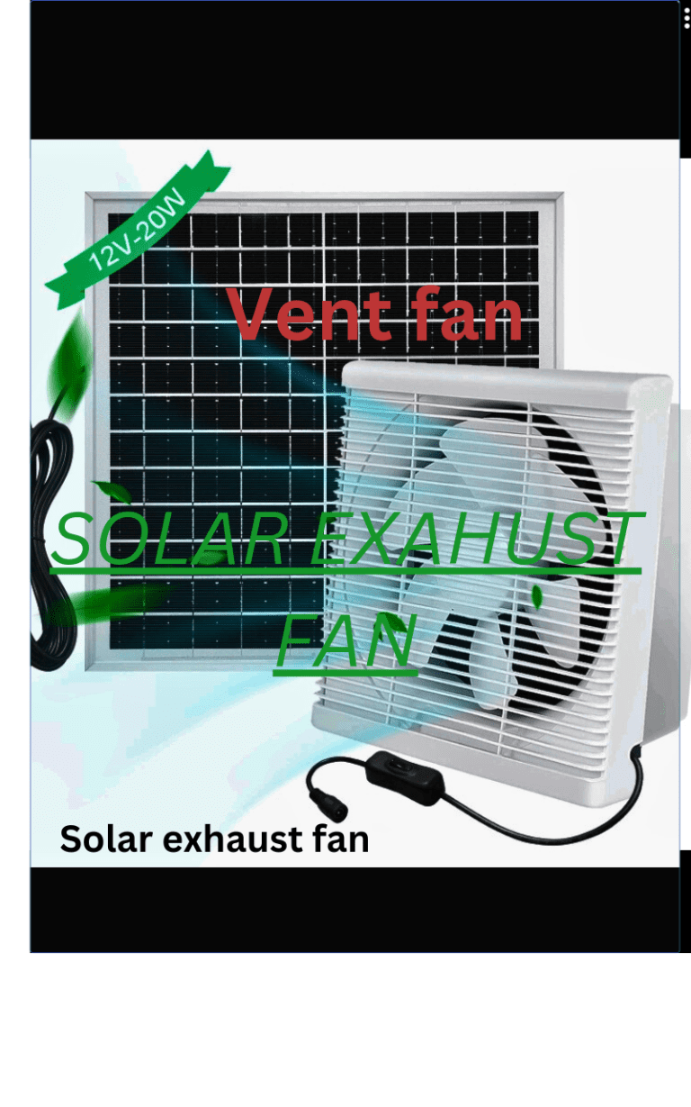 solar exhaust fan