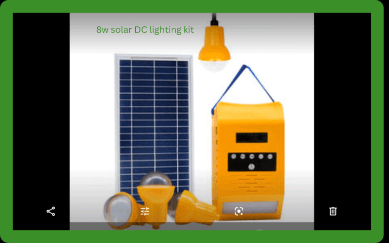 8w solar DC lighting kit karachi